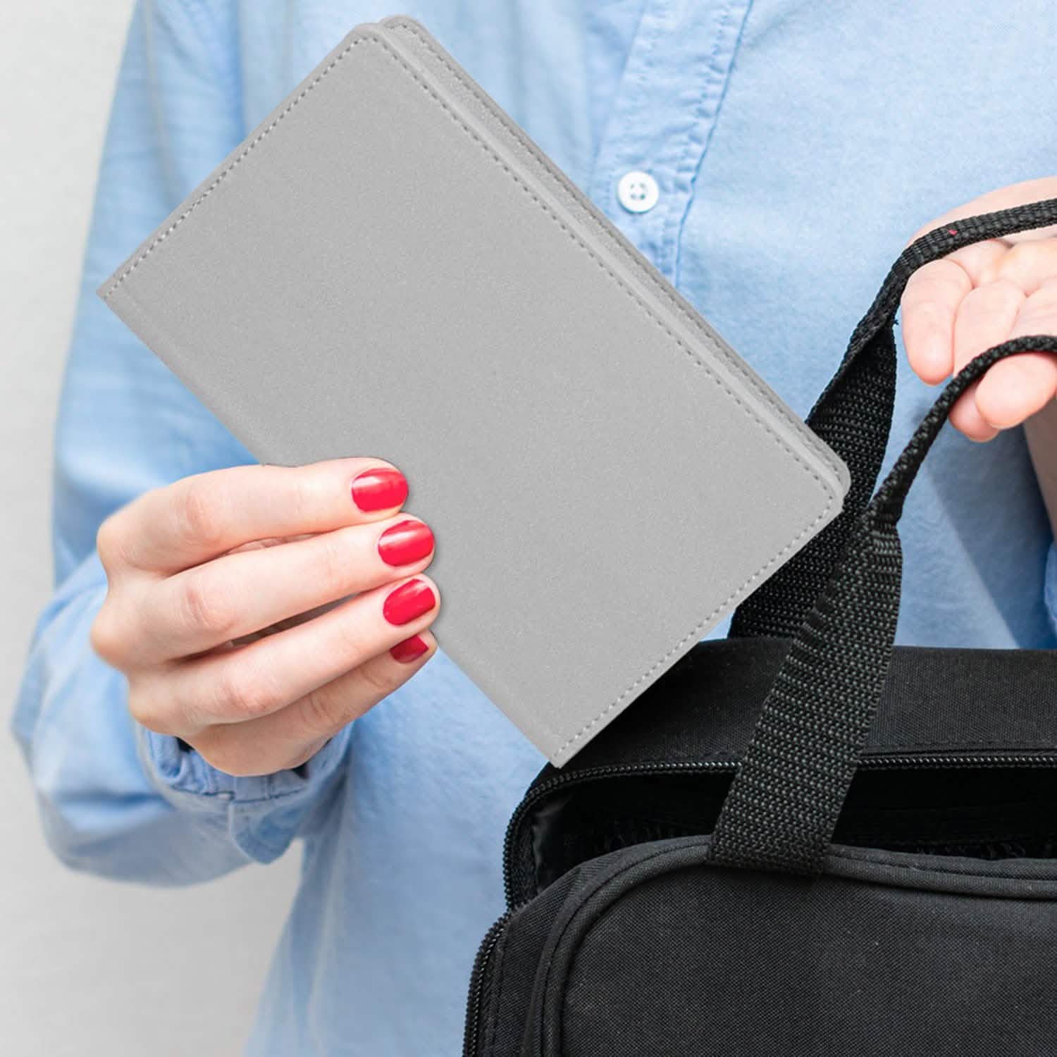 CDC Vaccination Card Holder And RFID Passport Organizer Holder