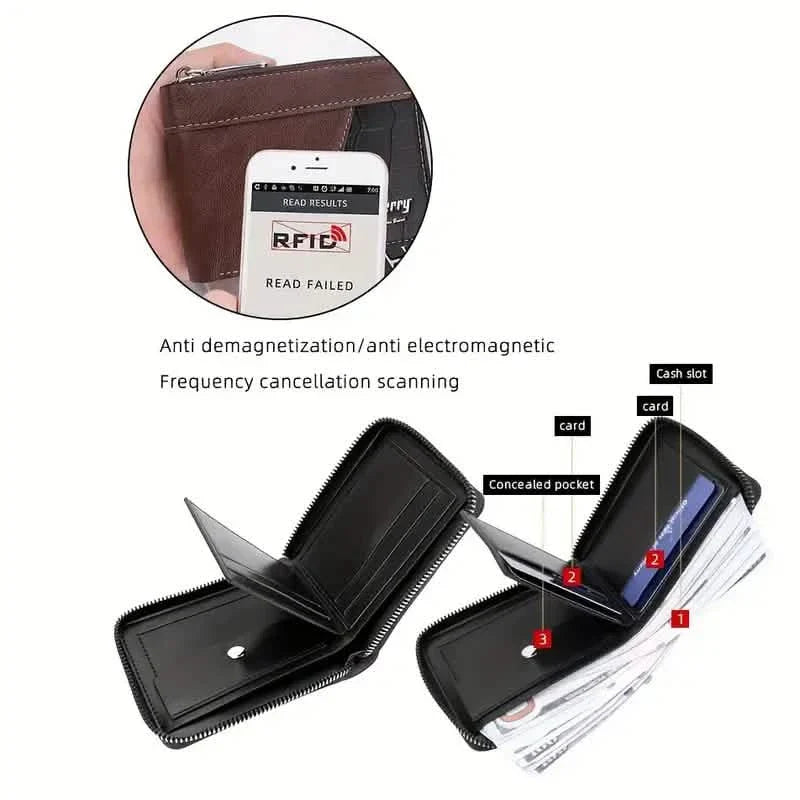 Cross Border Vintage Zipper Coin Purse