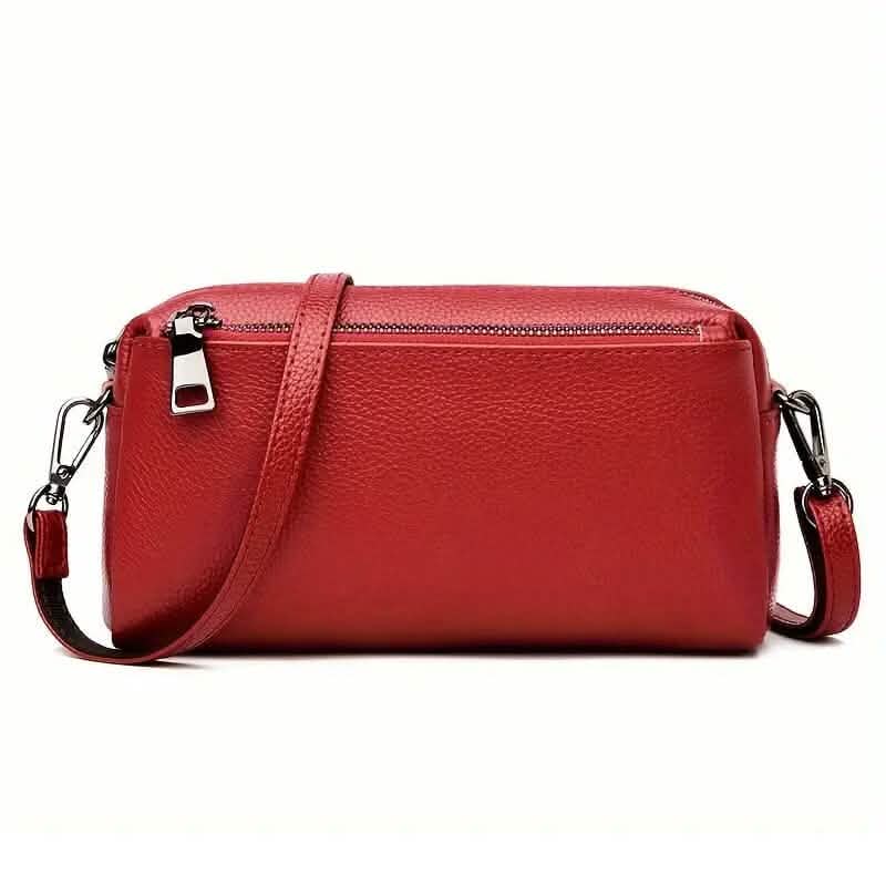 Genuine Leather Crossbody Bag Shoulder Small Square Bag