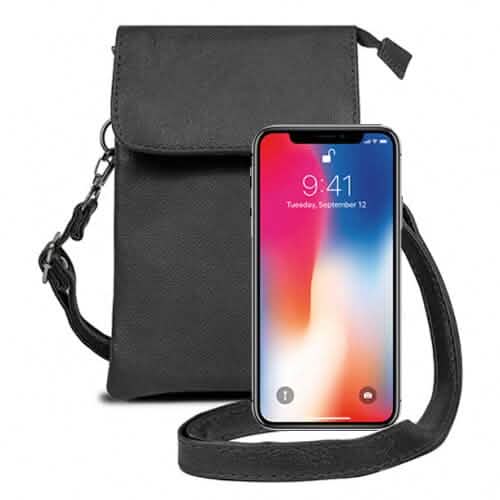 Super Soft Genuine Leather Crossbody Wallet - 5 Colors